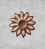Large Oxidized Copper Sunflower x 1 - 0883COS