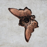 Large Oxidized Copper Heavenly Angel Stamping x 1 - 3879COFFA
