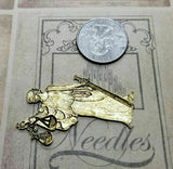 Large Brass Lady Justice Finding x 1 - 07041GB.