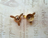 Small Brass Spinning Propellers x 2 - 1162RAT.