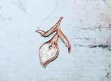 Brass Calla Lily Stamping - 149RAT.
