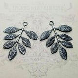 Brass Leaves Branch x 2 - 1549RSG.