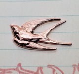 Shiny Rose Gold Flying Swallow (1)- PRGFFA8491