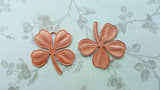 Brass 4 Leaf Clover Charms x 2 - 2522RRAT.