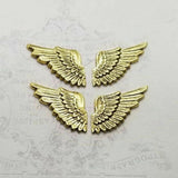 Small Brass Wing Stampings x 4- 2944FF-2945FF.