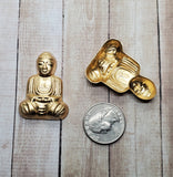 Large Brass Buddha Stamping - 3055S.