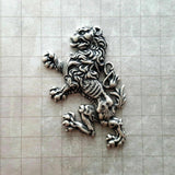 Large Brass British Lion Crest Stampings - 3318RAT.