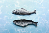 Brass Fish Stampings x 2 - 3490RAT.