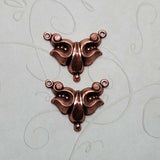 Brass Ornate Connectors x 2 - 36482RRAT.