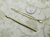 Large Brass Snake Findings x 2 - 3660S.