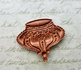 Large Brass Crown Stamping - 3819FF.