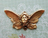 Brass Heavenly Angel Stamping x 1 - 3880FFA.