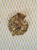 Brass Scottish Thistle Stamping x 1 - 4663RAT.