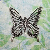 Large Brass Butterfly Fairy Stamping x 1 - 4755ALU.