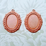 Brass 18mm x 13mm Settings x 2 - 5913S.