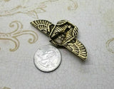 Large Brass Egyptian Scarab Stamping - 6547RAT.