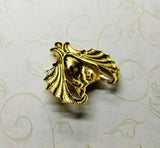 Large Brass Gargoyle Bat Stamping - 6554RAT.