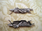 Brass Grasshopper Stampings x 2 - 6874RAT.