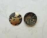 Small Brass Eastern Hemisphere Globe Findings x 2 - 6895SG.