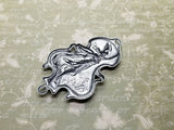 Large Brass Valkyrie Warrior Goddess Stamping x 1 - 6904RSG.