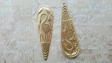 Large Brass Crane Flamingo Bird Stampings - 6909RAT.