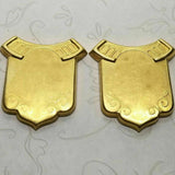 Brass Victorian Scroll Frame Plaque Stampings - 881RAT.