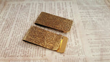 Brass Embossed Money Clips x 2 - M1-SP35.