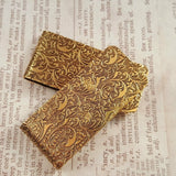 Brass Embossed Money Clips x 2 - M1-SP35.