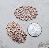Shiny Rose Gold Victorian Filigree (2) - PRGRAT3038
