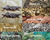 Brass Grasshopper Stampings x 2 - 6874RAT.