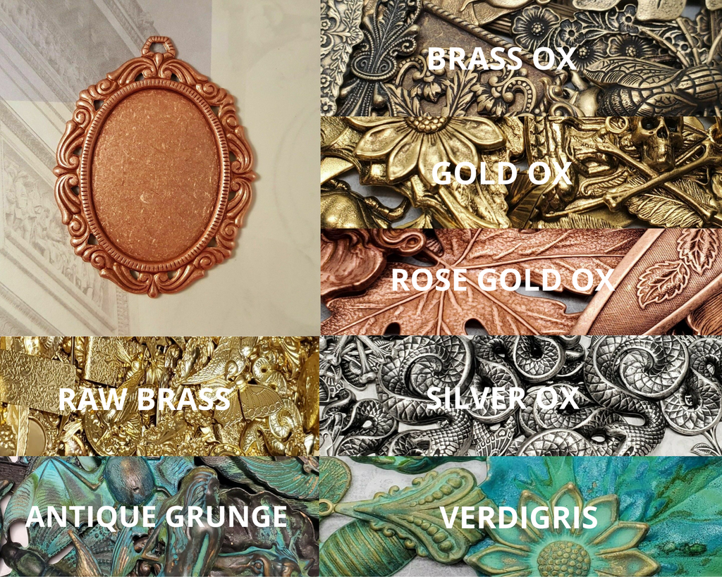 Brass 40mm x 30mm Setting x 1 - 5416S