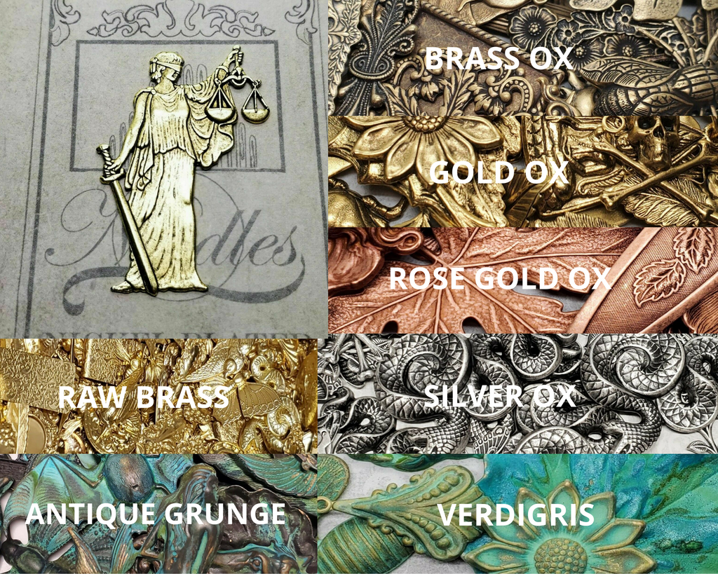 Large Brass Lady Justice Finding x 1 - 07041GB.