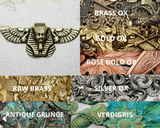 Large Brass Egyptian Scarab Stamping - 6547RAT.