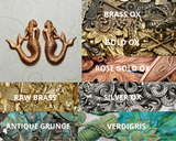 Brass Mermaid Stampings With Holes x 2 - 6862HSG-6863HSG.