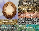 Brass 25mm x 18mm Settings x 1 - 4243CIRAT.