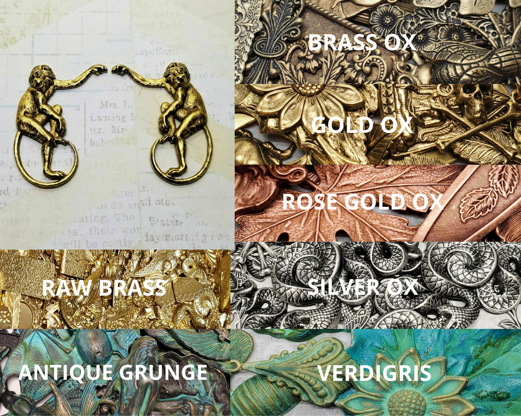 Brass Monkey Stampings x 2 - 8699FFA-8700FFA.