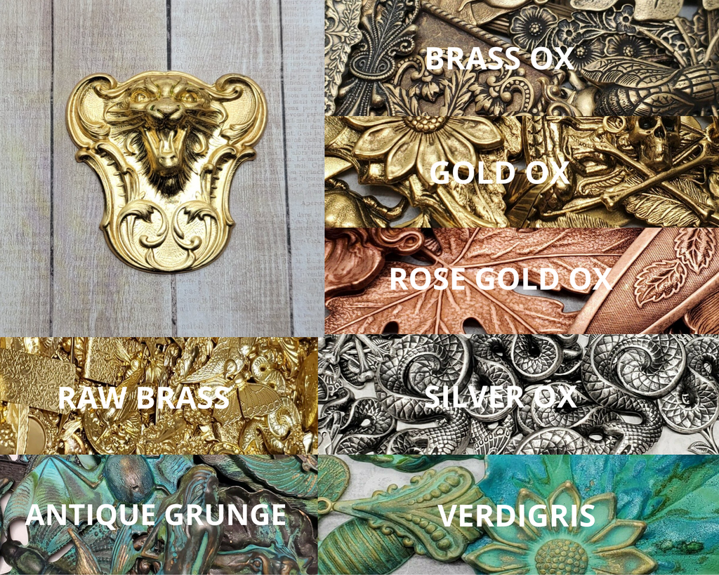 Large Brass Big Cat Tiger Lion Cougar - 8002FFA