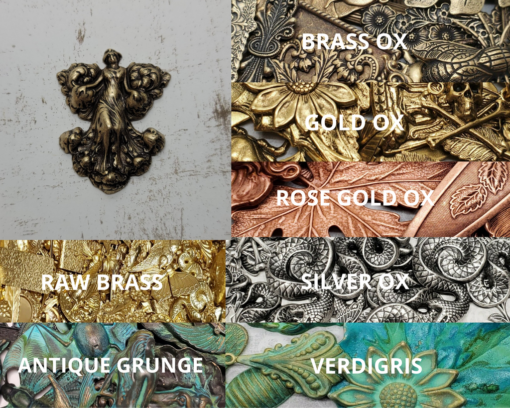Brass Victorian Woman Angel - 14001FFA