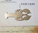 Oxidized Brass Lobster (1) - BOS5522