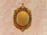 32x20mm Matte Gold Ox Setting (1) - GOL928