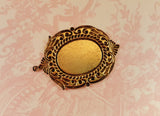 32x20mm Matte Gold Ox Setting (1) - GOL928