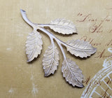 X Large Matte Gold With White Patina Brass Branch (1) - GWSG2177