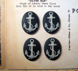 18x13mm Anchor Cameos (4) - L567