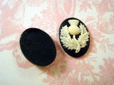 25x18mm Scottish Thistle Cameos (2) - L803