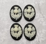 18x13mm Scottish Thistle Cameos (4) - L999