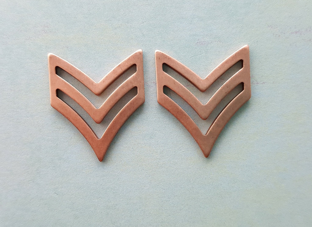 Rose Gold Ox Military Symbols (2) - RGSG5385