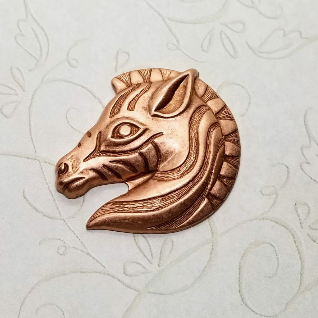 Large Rose Gold Ox Zebra Stamping (1) - RGSG6410