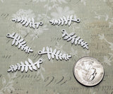 Oxidized Silver Fern Leaf Charms (6) - SOBF8