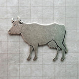 Oxidized Silver Cow (1) - SOS5520