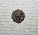 Large Rustic Patina Lion (1) - RPSG7856